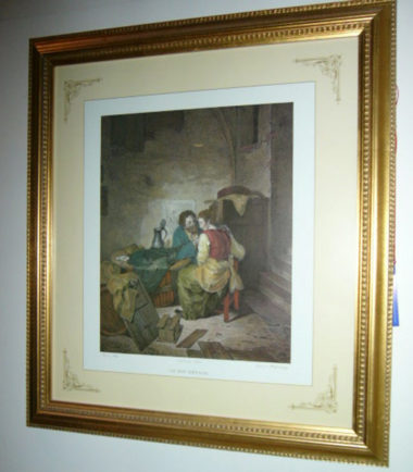 2 Pictures With Square Print Janssen Le Bon Menage