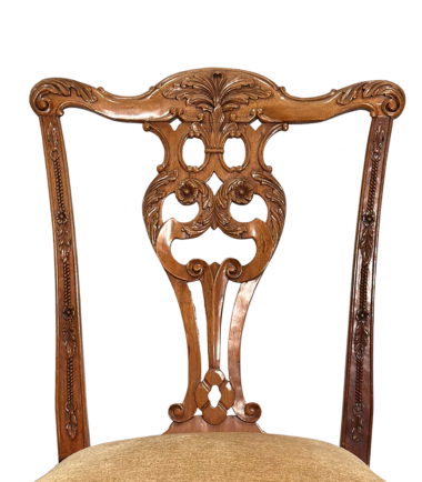 Chippendale Carved Mahogany Dining Chairs 1.1