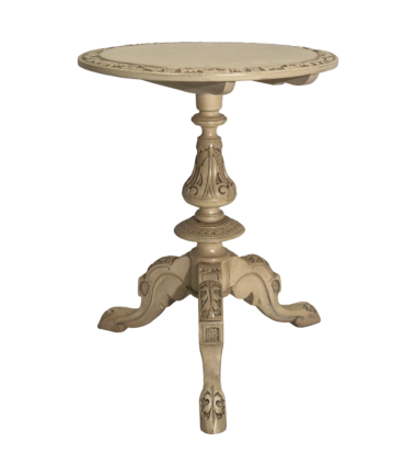 Crackled Pedestal Table 1