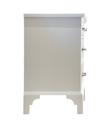 Double Pedestal Bow Front Desk 2