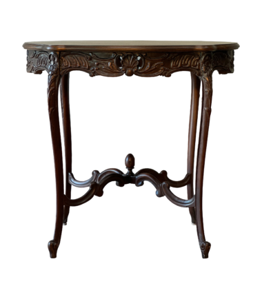 Louis Xv–style Inlaid Accent Table 1