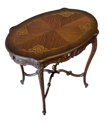 Louis Xv–style Inlaid Accent Table 3