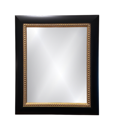 Regal Ebony Gold Mirror