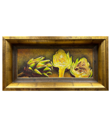 Still Life Painting Of Artichoke