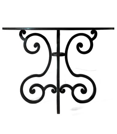 Wrought Iron Marble Table 2