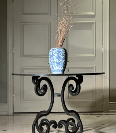 Wrought Iron Marble Table 5